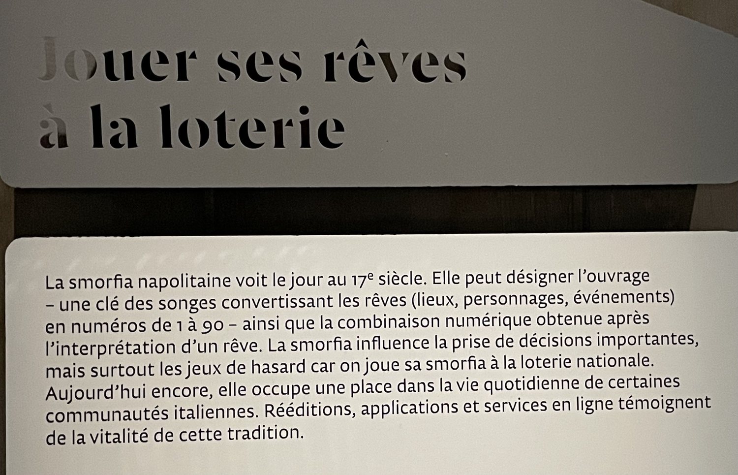 Jouer ses rêves à la loterie