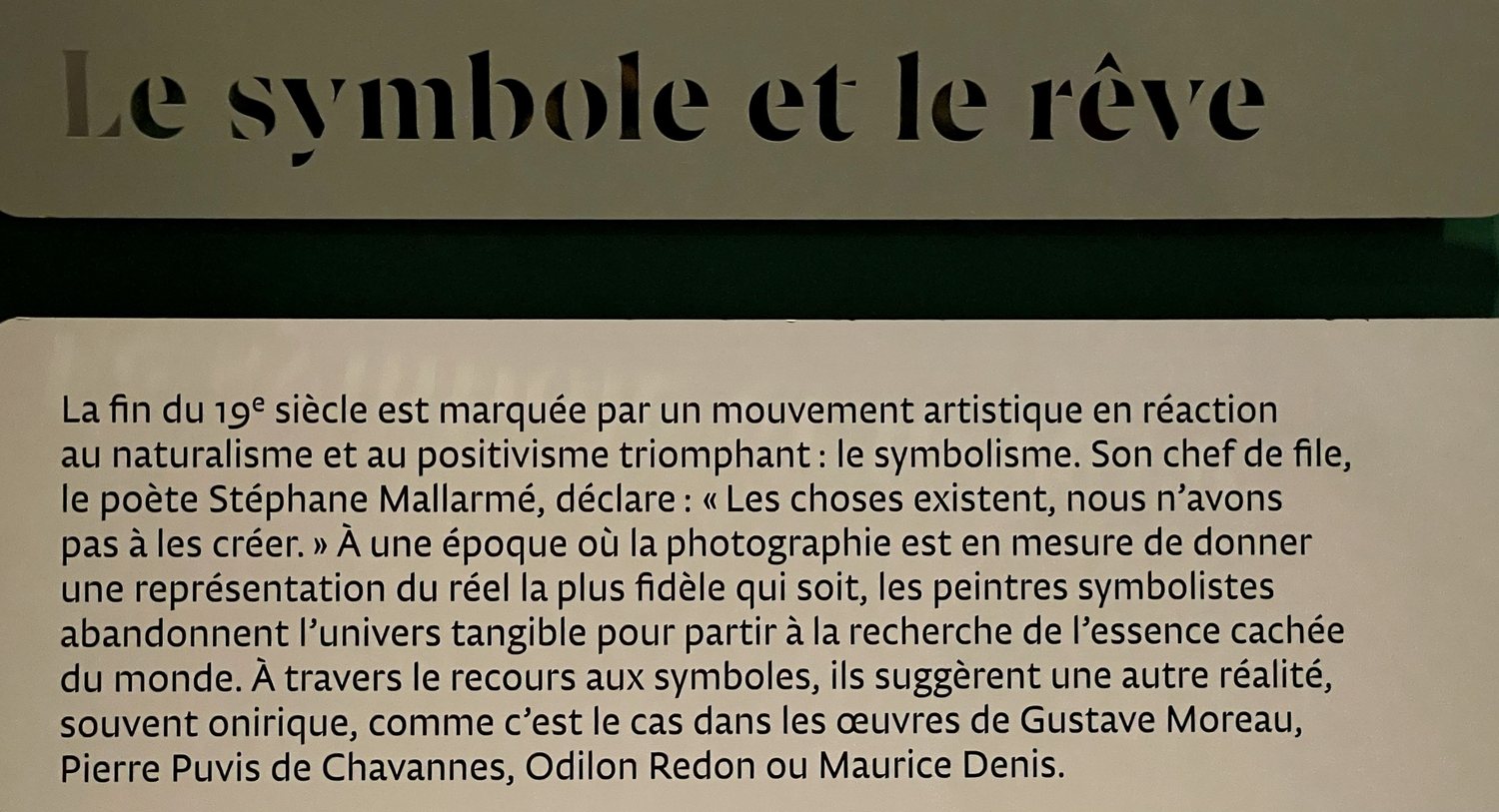 Le symbole et le rêve