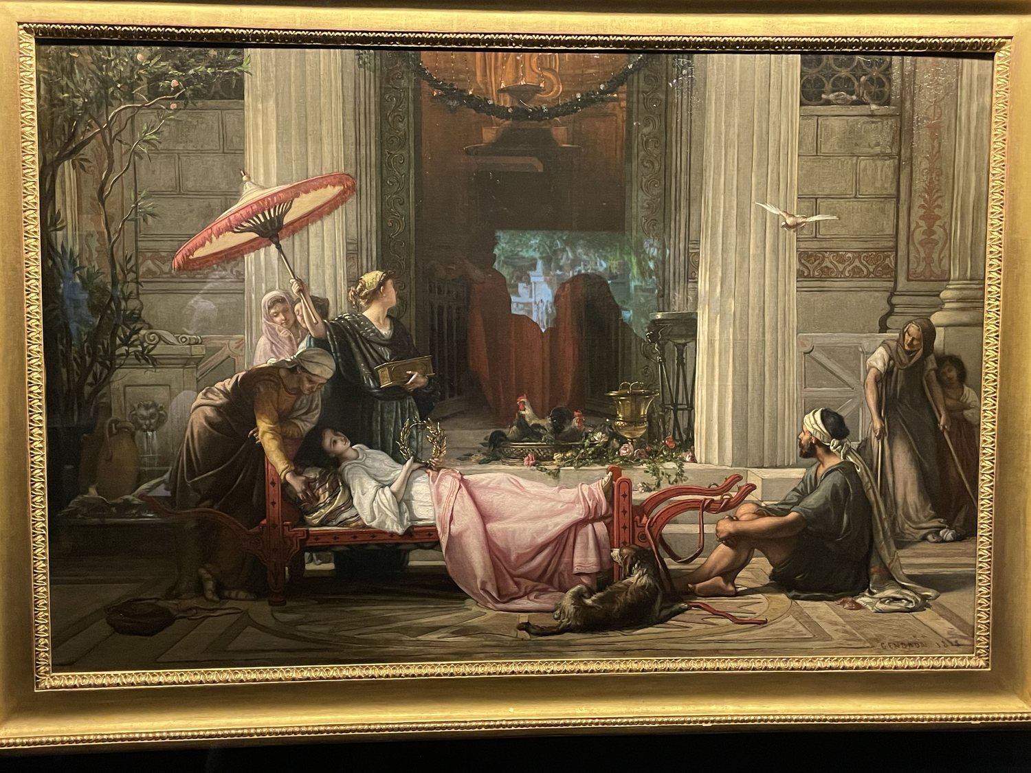 Peinture d'Auguste Gendron, exposée à Lyon