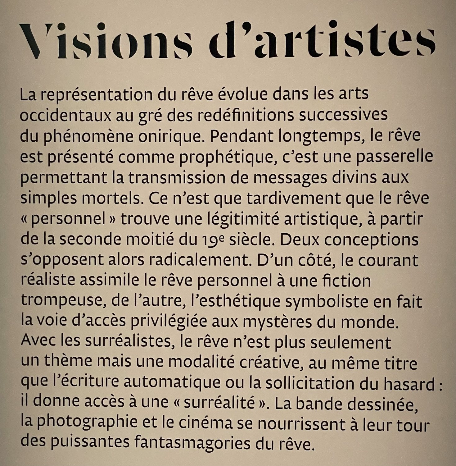 Visions d'artistes